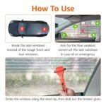 Amazon Basics Emergency Seat Belt Cutter and Window Hammer Tool, Car Accessories, 2 Pack, SW-835 - Image 7