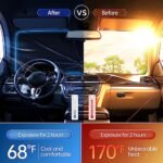 2026 Windshield Sun Shade Umbrella, Foldable Car Umbrella Sunshade with UV Block Car Front Window (Heat Insulation Protection) for Auto Windshield Covers Trucks Cars (Large) - Image 6