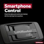 LiftMaster 828LM - Internet Gateway - Only Works with Security+ 2.0 Garage Door Openers - Smart Control for MyQ-Enabled Devices Including Gate Operators -Ethernet connectivity only, Black, Plastic