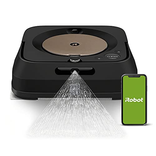 Version 1.0.0 iRobot Braava Jet m6 (6012) Ultimate Robot Mop- Wi-Fi Connected, Precision Jet Spray, Smart Mapping, Works with Alexa, Ideal for Multiple Rooms, Recharges and Resumes, Black - Image 1