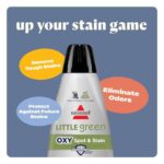 BISSELL Little Green Mini Portable Carpet and Upholstery Deep Cleaner, Car/Auto Detailer, with HydroRinse Self-Cleaning Tool and 4" Tough Stain Tool, Tea Green, 4075 - Image 3