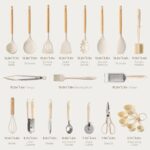 CAROTE 22pcs Silicone Cooking Utensils Set, 446°F Heat Resistant Kitchen Utensils Gadgets Set, Spatula, Turner, Whisk, Tongs - Image 5