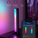 Govee Smart LED Light Bars, Work with Alexa and Google Assistant, RGBICWW WiFi TV Backlights with Scene and Music Modes for Gaming, Pictures, PC, Room Decoration
