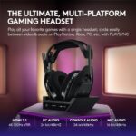 Logitech G Astro A50 X Multi-Platform Wireless Gaming Headset + Base Station for PS5/Xbox/PC: PLAYSYNC Video &amp; Audio Switcher, HDMI 2.1 4K 120Hz VRR, <24bit/48kHz, 24hr Battery, 2.4GHz &amp; BT - Black - Image 6