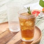 Santa Fe Clear Set of 6 Premium Acrylic Ice Tea Glass 22 oz – Unbreakable Drinkware with Textured Bubble Design, Shatterproof Tumblers for Indoor & Outdoor Use - Image 6