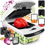 Fullstar The Original Pro Chopper - Vegetable Chopper and Spiralizer, Food Chopper with Container, Fruit Slicer, Kitchen Gadgets & Gifts, Home Essentials (4 in 1, White) - Image 3